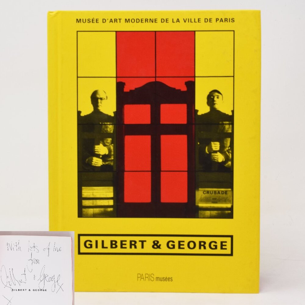 Gilbert & George 1997 Signed Hardcover Paris Museum of Modern Art French English